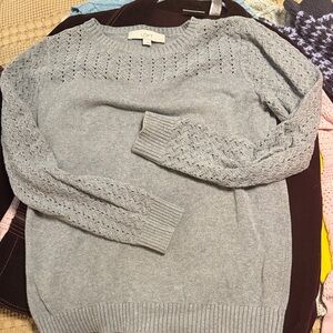 Loft sweater S gray